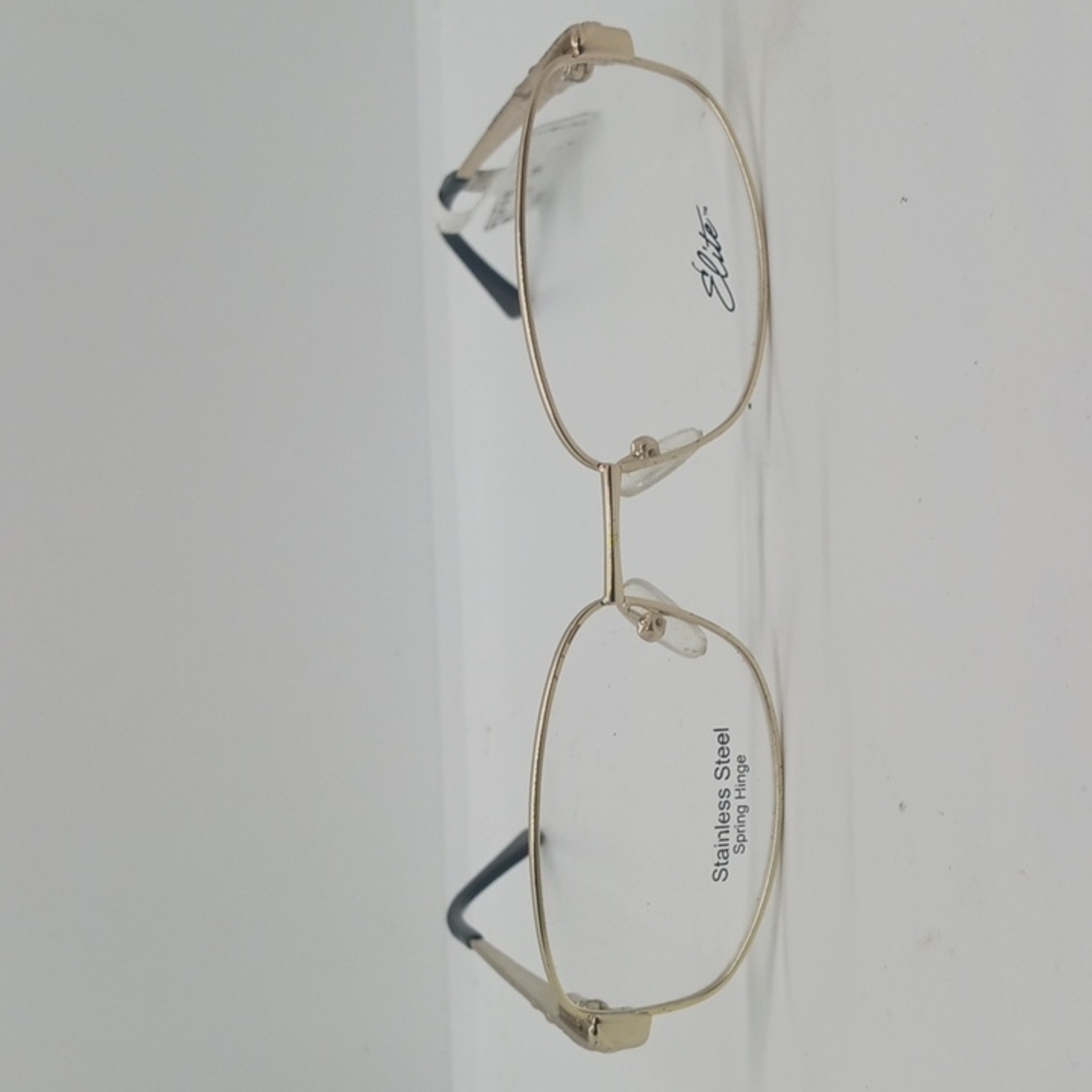 NWT WOMEN'S ELITE EYEGLASS FRAMES ELW16-82 GOLD